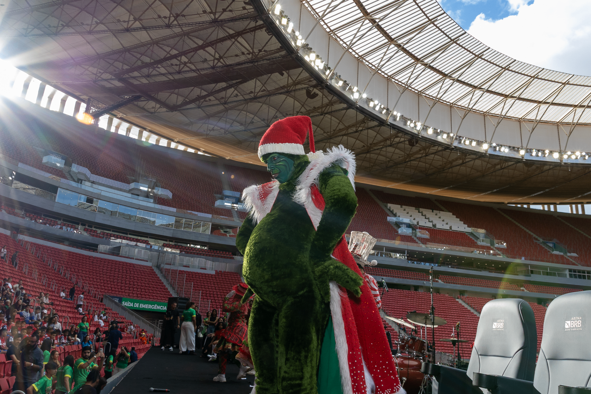 Grinch natalino na Arena BRB